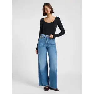Dames Wide Leg Jeans Lee Stella image-1