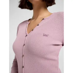 Långärmad T-shirt för kvinnor Lee Henley image-4