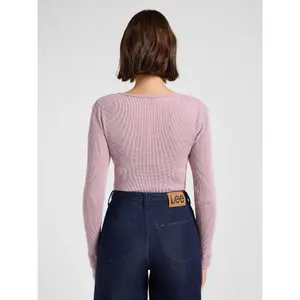 Långärmad T-shirt för kvinnor Lee Henley image-2