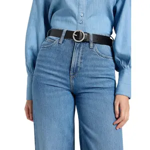 Ceinture à boucle ronde femme Lee image-1