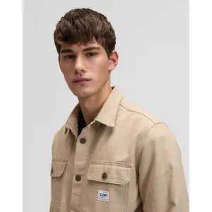 Oversized long shirt jacket Lee image-4