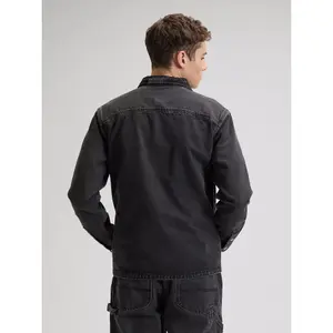 Oversized long shirt jacket Lee image-3