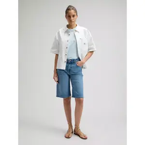 Short en jean femme Lee Jort image-1
