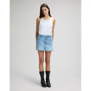 Minifalda de jean para mujer Lee image-1