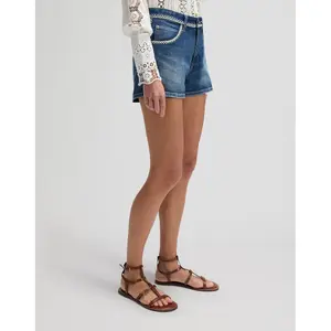 Short en jean femme Lee Zigzag Rider image-3