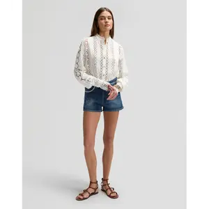 Short en jean femme Lee Zigzag Rider image-1