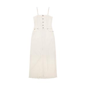 Long denim dress for women Lee image-1