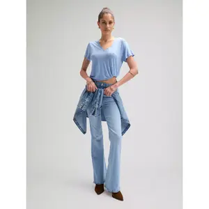 Women's v-neck T-shirt Lee image-1