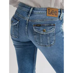 Jeans de pierna ancha para mujer Lee Jessica image-4