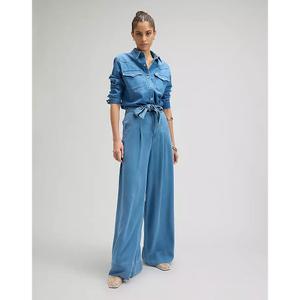 Women’s Pleated Wide Leg Jeans Lee image-4