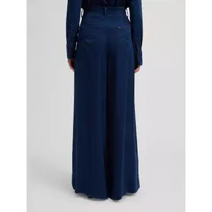 Calças jeans largas plissadas para mulher Lee image-2