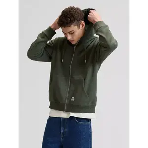 Full zip hoodie Lee Oak Moss image-1