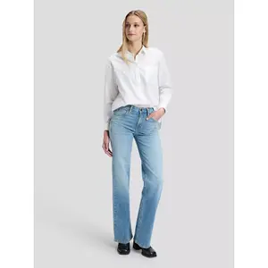 Long Sleeve Boyfriend Shirt with Pockets Women Lee image-4