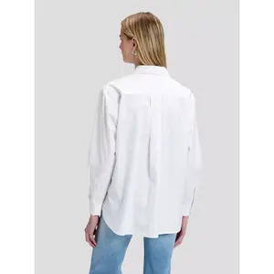 Long Sleeve Boyfriend Shirt with Pockets Women Lee image-2
