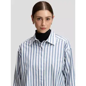Chemise manches longues rayée femme Lee Samba image-5