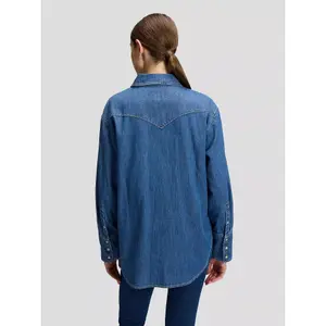 Women's long-sleeve denim shirt Lee Essential Western image-2