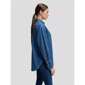 Women's long-sleeve denim shirt Lee Essential Western image-3