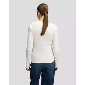 Women's long sleeve T-shirt Lee Waffle Henley image-1
