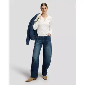 Women's long sleeve T-shirt Lee Waffle Henley image-2
