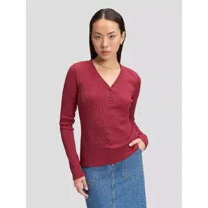 Women's long sleeve T-shirt Lee Henley image-1