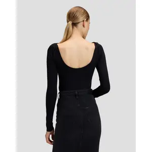 Women's long sleeve T-shirt Lee Open Back image-2