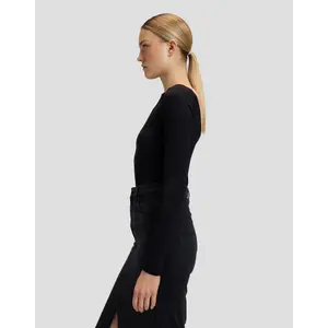 Women's long sleeve T-shirt Lee Open Back image-3