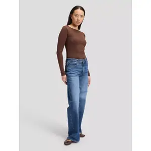Women's long sleeve T-shirt Lee Open Back image-3
