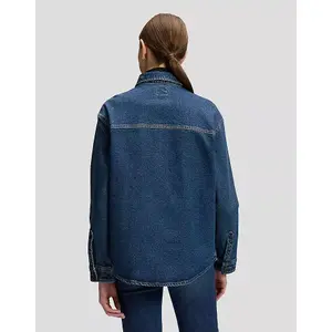 Women's long-sleeve denim shirt Lee Relaxed Utility image-1