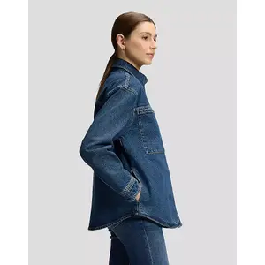 Women's long-sleeve denim shirt Lee Relaxed Utility image-3