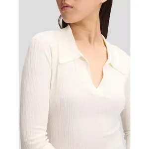 Women's long-sleeved polo shirt Lee image-5