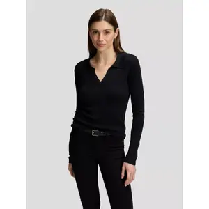 Women's long-sleeved polo shirt Lee image-1