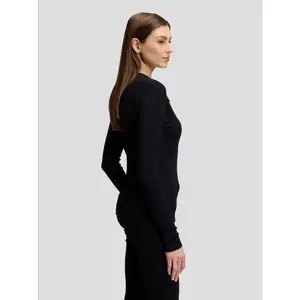Women's long-sleeved polo shirt Lee image-3