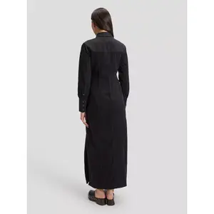 Women's Long Sleeve Denim Shirt Dress Lee Western image-2