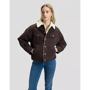 Women's zipped fleece Lee Relaxed Sherpa Rider Jkt image-1