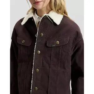 Women's zipped fleece Lee Relaxed Sherpa Rider Jkt image-5
