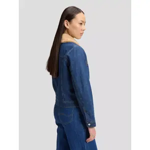 Giacca in jeans con zip donna Lee image-5