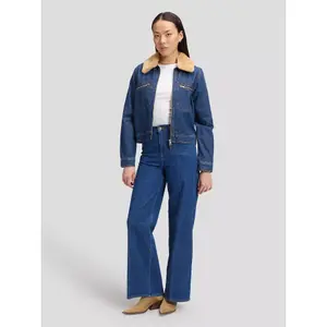 Giacca in jeans con zip donna Lee image-6