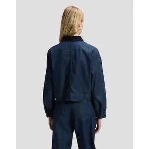 Veste en jean courte femme Lee image-4