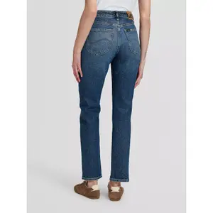 Dames Straight jeans Lee Carol Dark Cobalt image-4