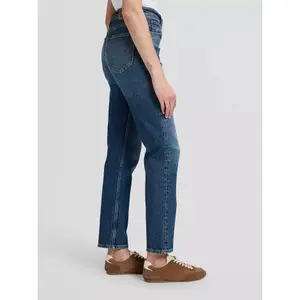Dames Straight jeans Lee Carol Dark Cobalt image-5