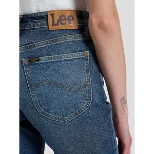 Dames Straight jeans Lee Carol Dark Cobalt image-6