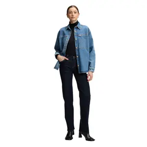Jeans da donna Lee London Deepest Space Straight image-4