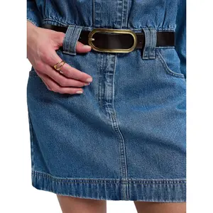 Oval Buckle Women's Belt Lee image-0