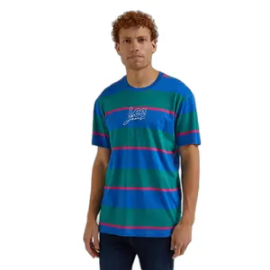 Lässiges gestreiftes T-Shirt Lee 80S Ferris image-0