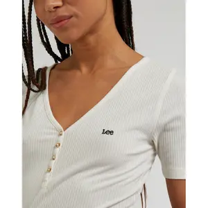 T-shirt för kvinnor Lee Henley image-4