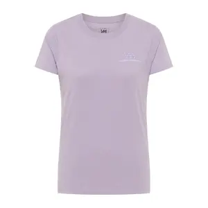 T-Shirt mit kleinem Logo Frau Lee image-0