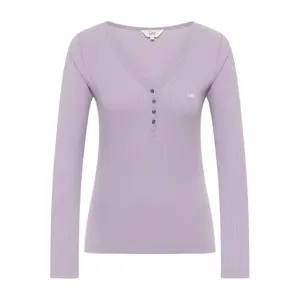T-shirt de manga comprida feminina Lee Henley image-0