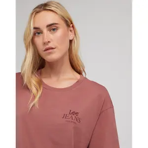 T-shirt de gola alta para mulher Lee Graphic image-2