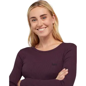 Geripptes Langarmshirt, Damen Lee image-1