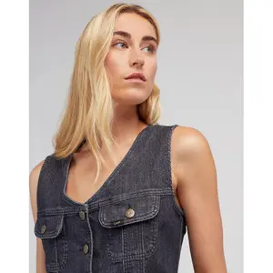 Chaqueta sin mangas para mujer Lee image-4